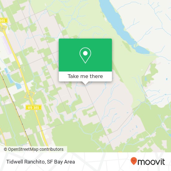 Tidwell Ranchito map