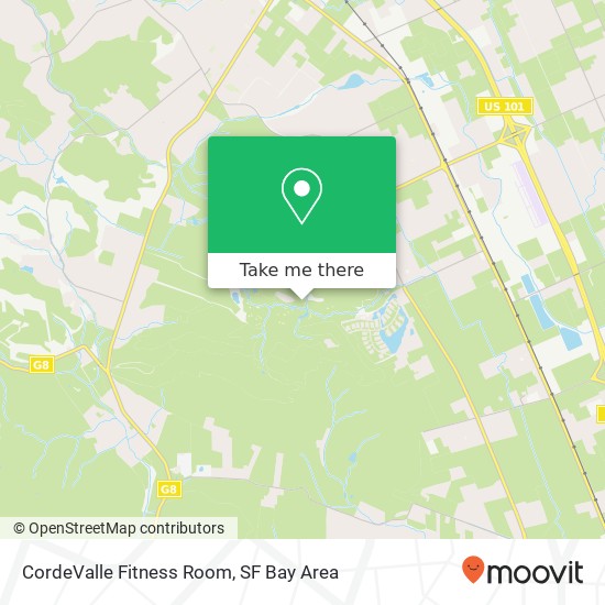 CordeValle Fitness Room map