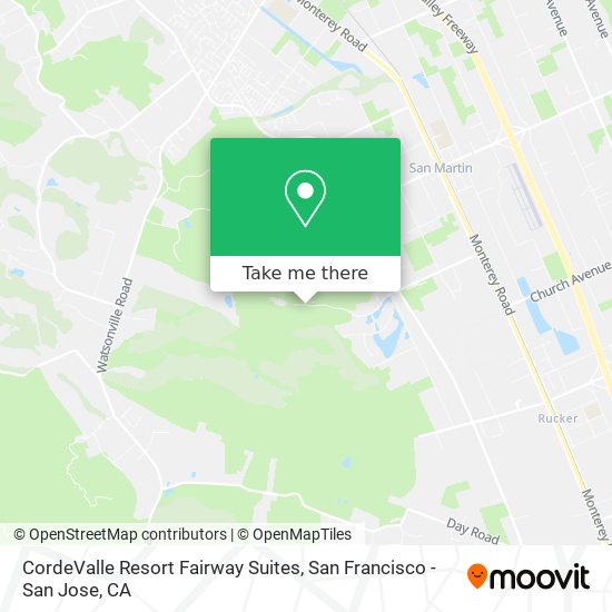 CordeValle Resort Fairway Suites map