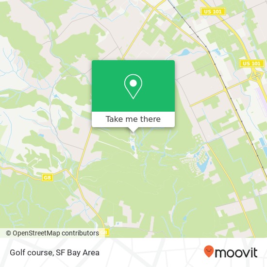 Golf course map