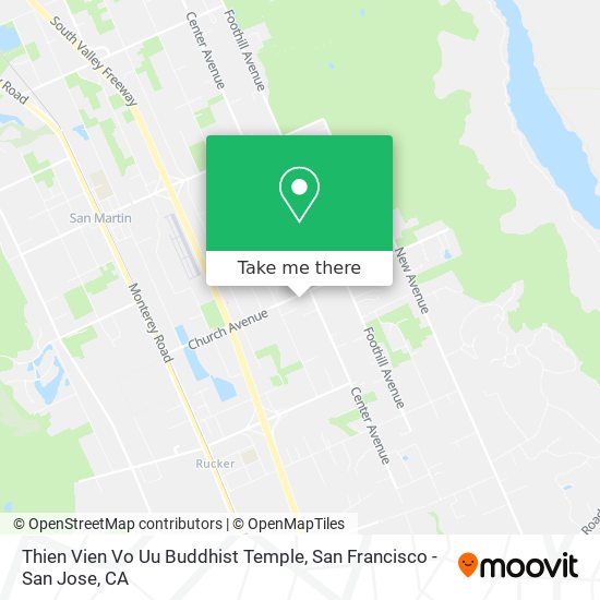 Mapa de Thien Vien Vo Uu Buddhist Temple