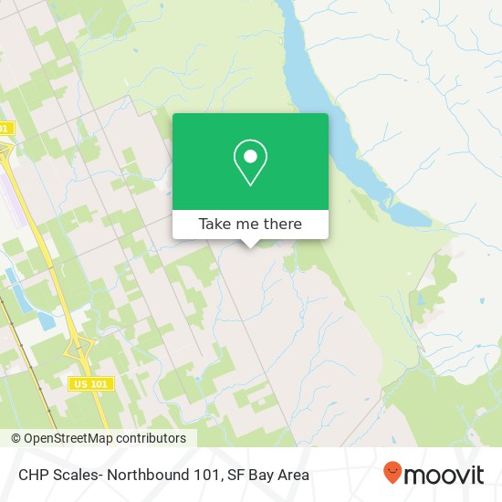 Mapa de CHP Scales- Northbound 101