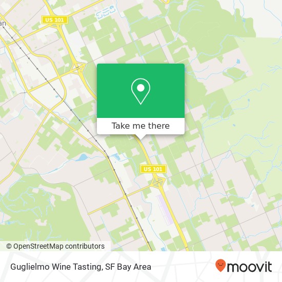 Guglielmo Wine Tasting map