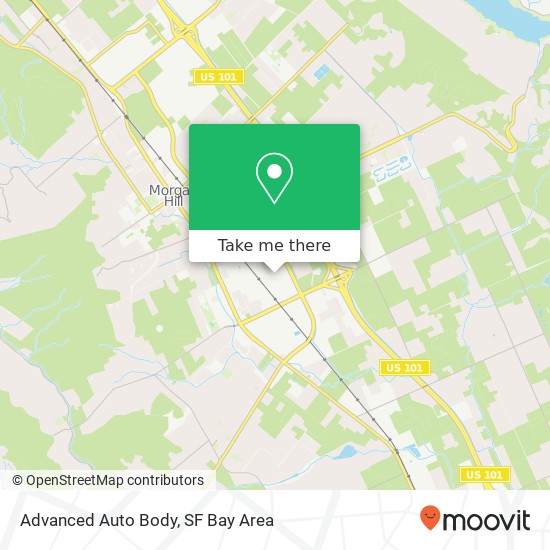 Advanced Auto Body map