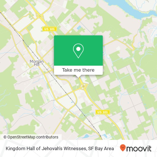 Mapa de Kingdom Hall of Jehovah's Witnesses