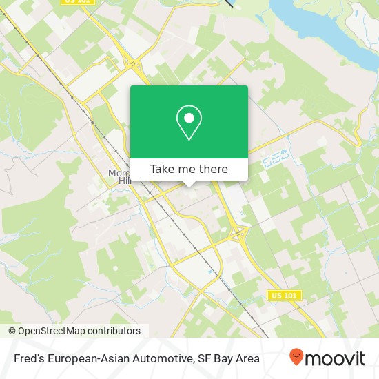 Mapa de Fred's European-Asian Automotive