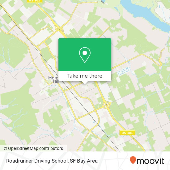 Roadrunner Driving School map