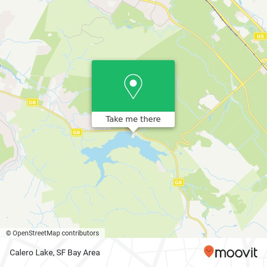 Calero Lake map