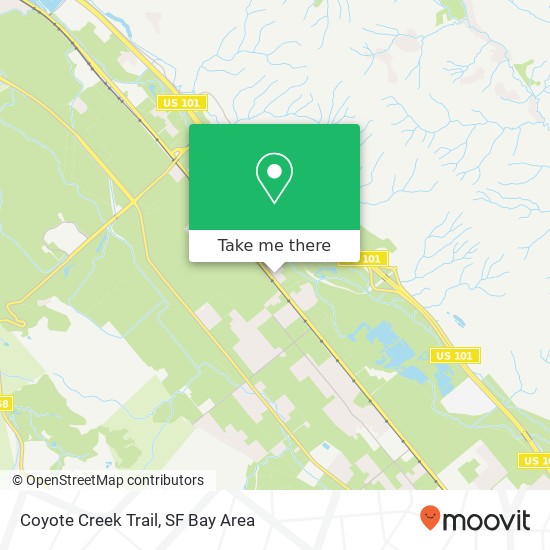 Coyote Creek Trail map