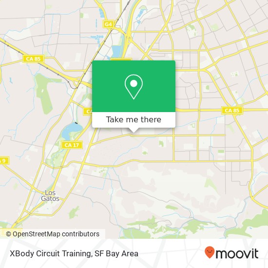 XBody Circuit Training map