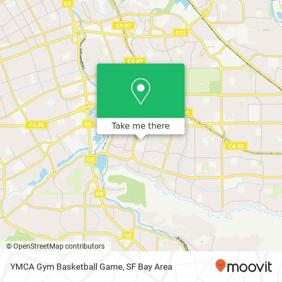 YMCA Gym Basketball Game map