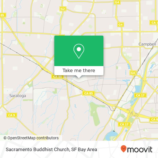 Sacramento Buddhist Church map