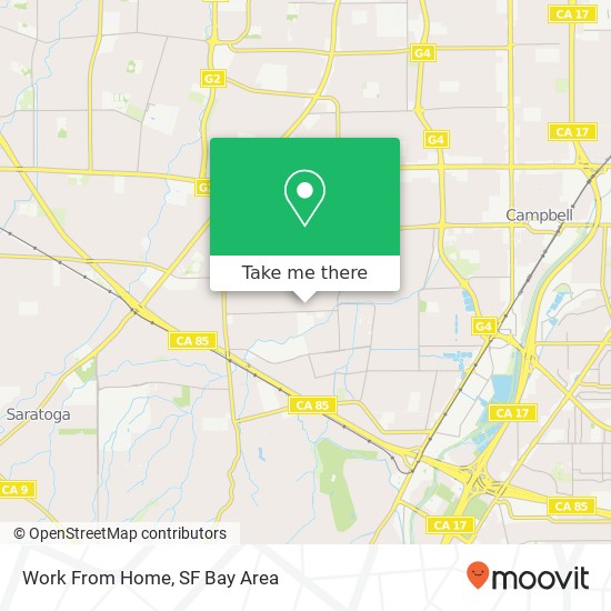 Work From Home map