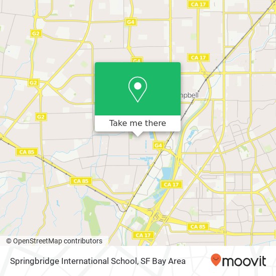 Springbridge International School map