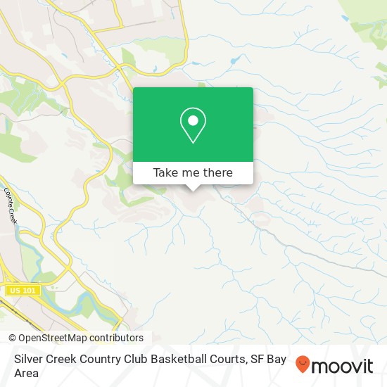 Mapa de Silver Creek Country Club Basketball Courts