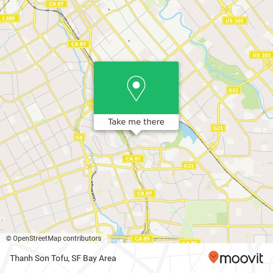 Thanh Son Tofu map