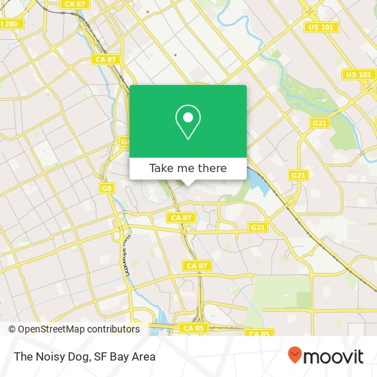 Mapa de The Noisy Dog