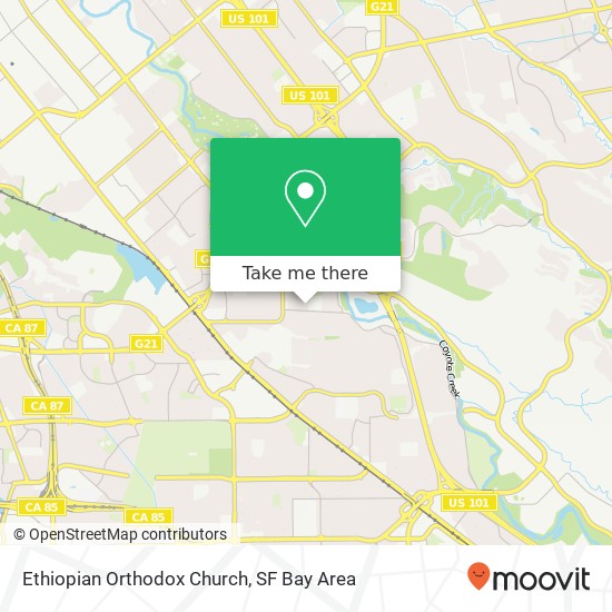 Ethiopian Orthodox Church map