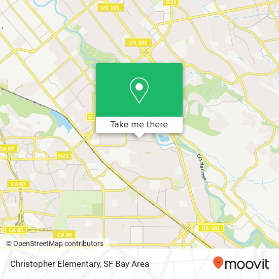 Christopher Elementary map