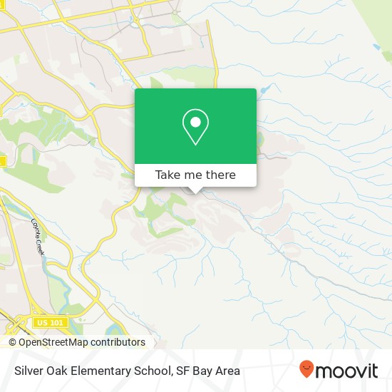 Silver Oak Elementary School map