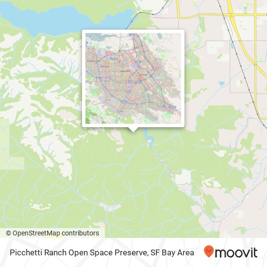 Picchetti Ranch Open Space Preserve map