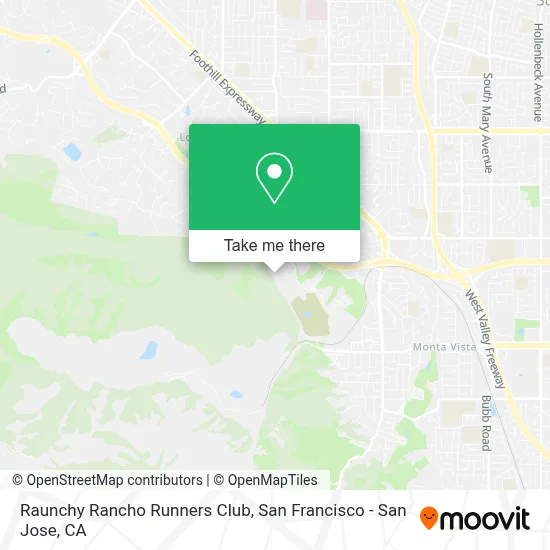 Raunchy Rancho Runners Club map