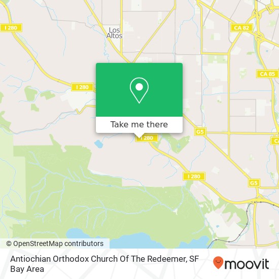 Antiochian Orthodox Church Of The Redeemer map