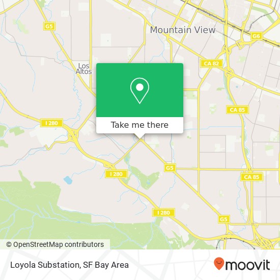 Loyola Substation map