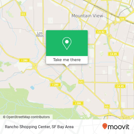 Rancho Shopping Center map