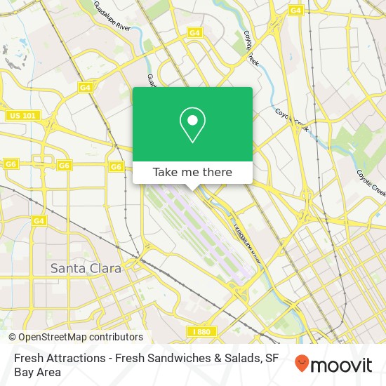 Fresh Attractions - Fresh Sandwiches & Salads map