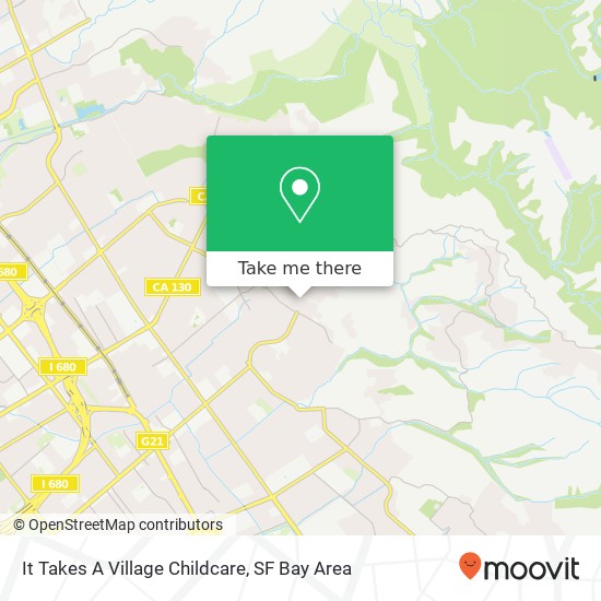 It Takes A Village Childcare map