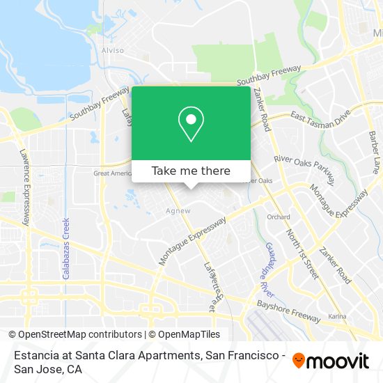 Estancia at Santa Clara Apartments map