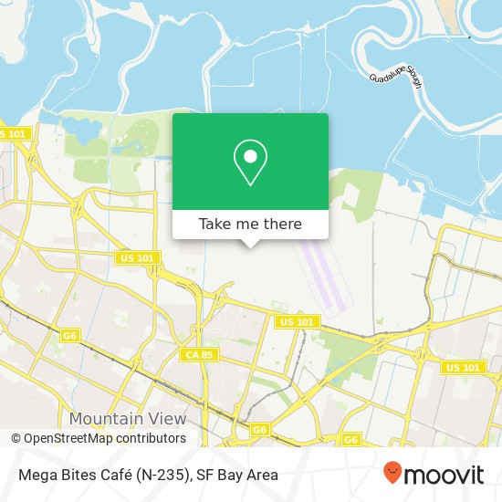 Mapa de Mega Bites Café (N-235)
