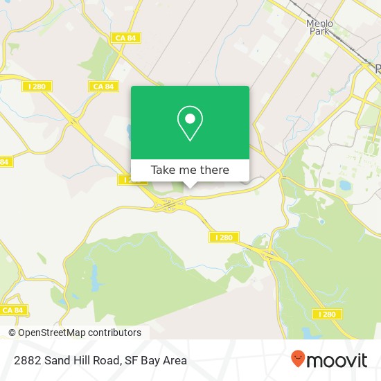 Mapa de 2882 Sand Hill Road