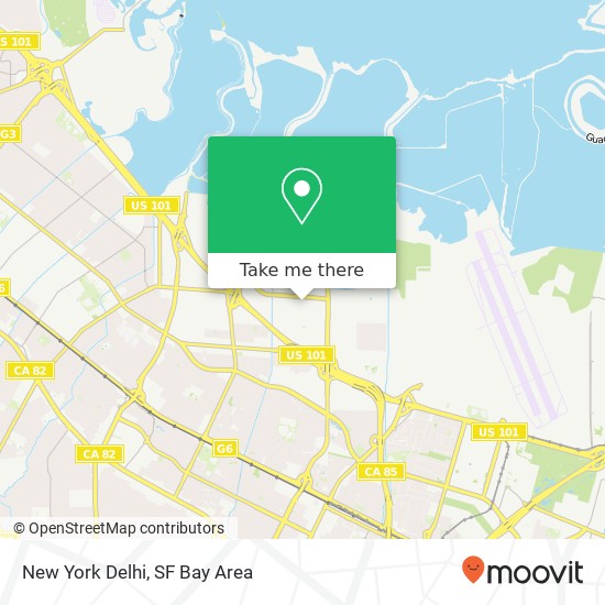 Mapa de New York Delhi