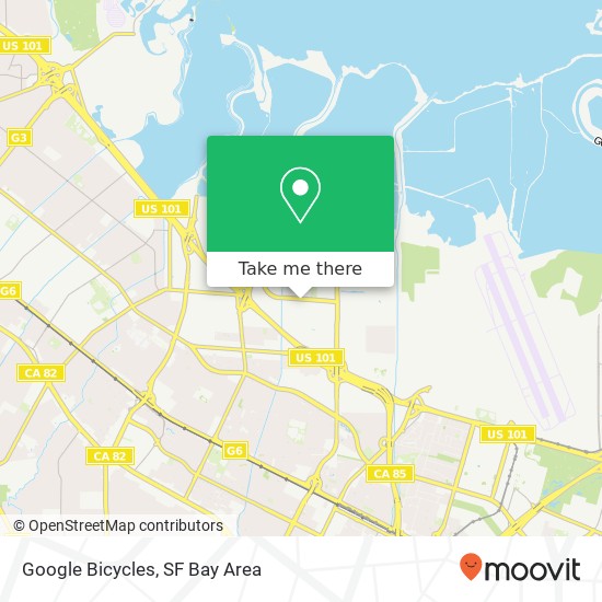 Mapa de Google Bicycles