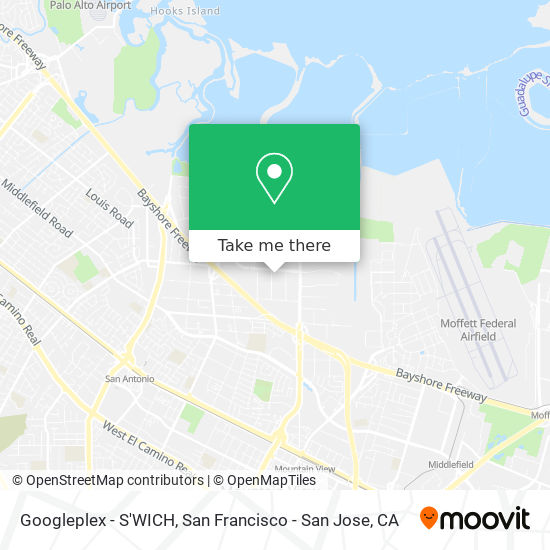 Googleplex - S'WICH map