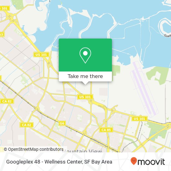 Mapa de Googleplex 48 - Wellness Center