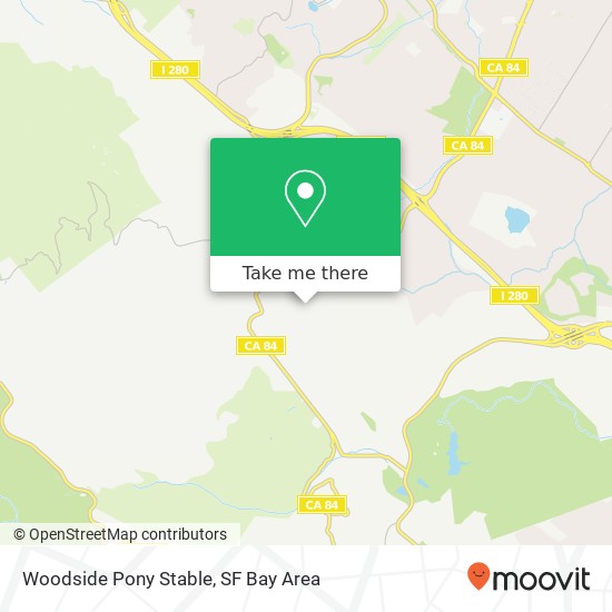 Mapa de Woodside Pony Stable