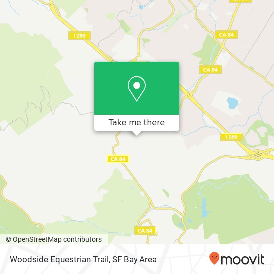 Mapa de Woodside Equestrian Trail