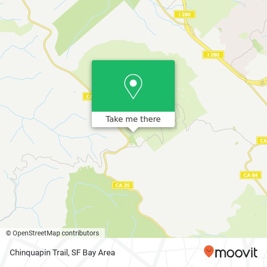 Chinquapin Trail map