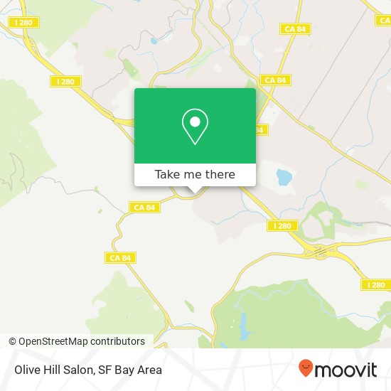 Mapa de Olive Hill Salon