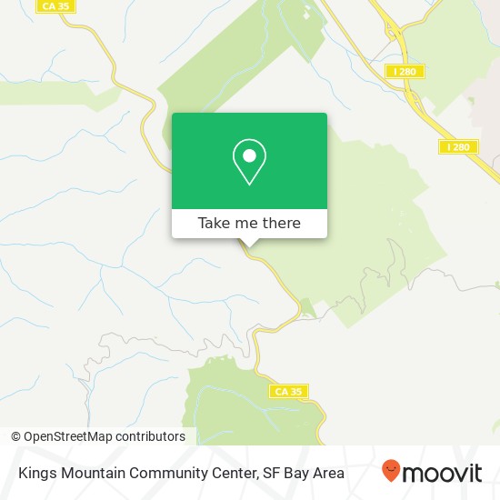 Kings Mountain Community Center map