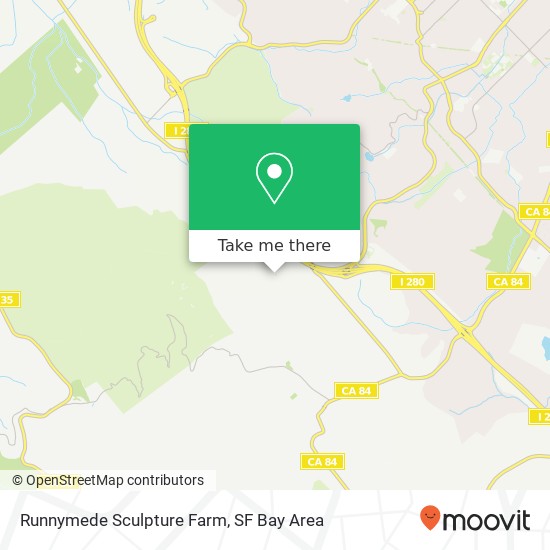 Mapa de Runnymede Sculpture Farm