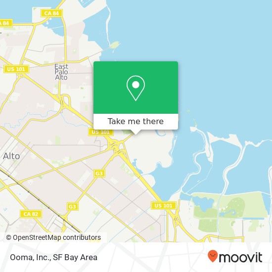 Mapa de Ooma, Inc.