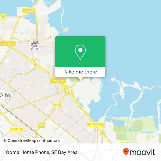 Ooma Home Phone map