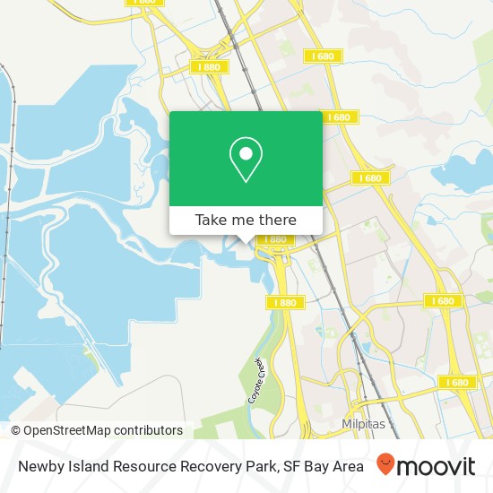 Newby Island Resource Recovery Park map