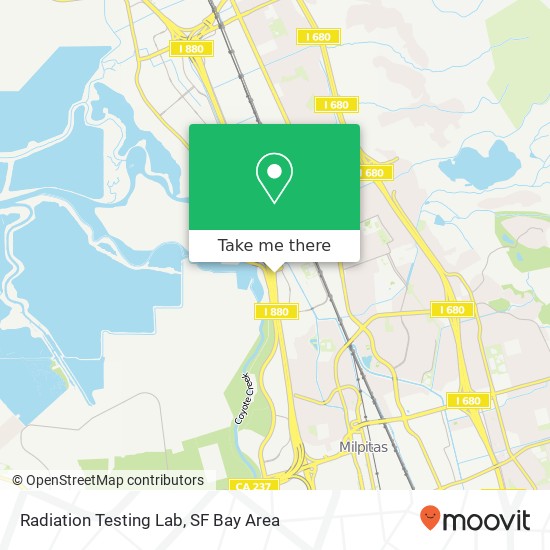 Mapa de Radiation Testing Lab