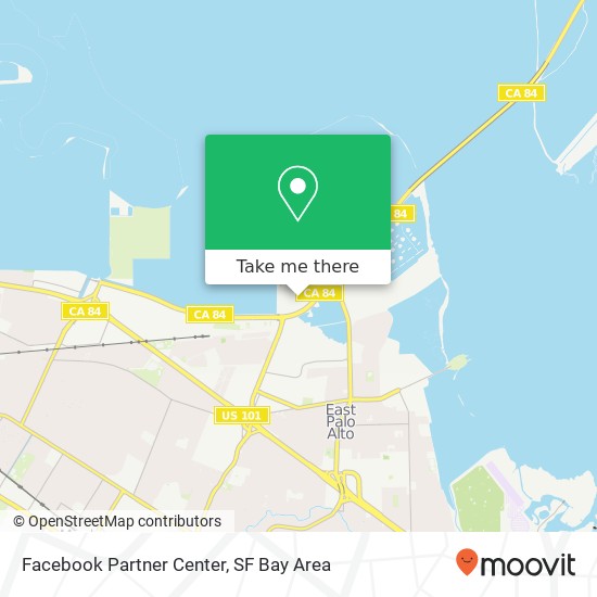 Facebook Partner Center map