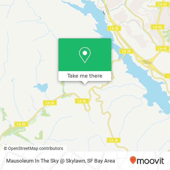 Mapa de Mausoleum In The Sky @ Skylawn